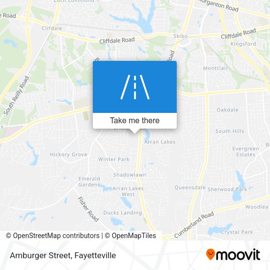 Amburger Street map