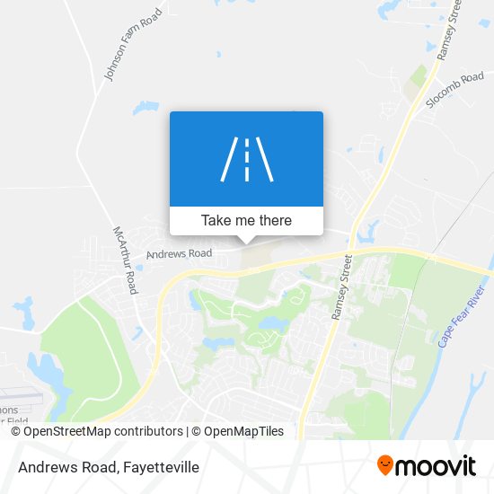 Andrews Road map