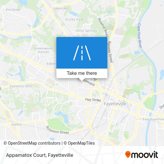 Appamatox Court map