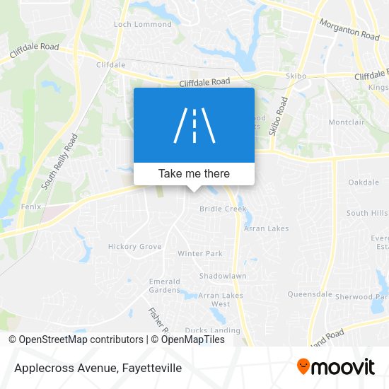 Applecross Avenue map