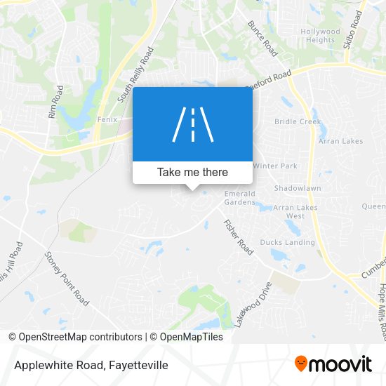 Mapa de Applewhite Road