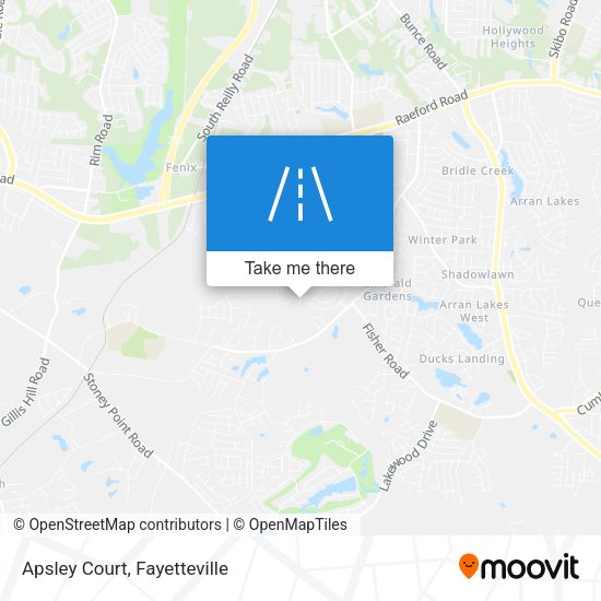 Mapa de Apsley Court
