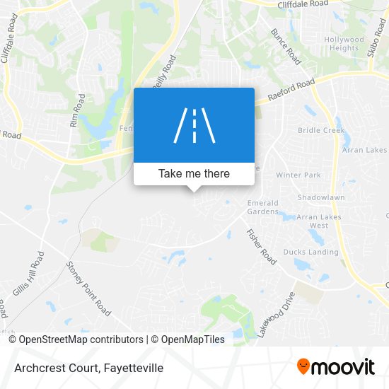 Archcrest Court map