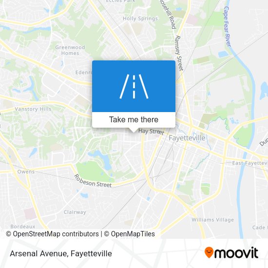 Arsenal Avenue map