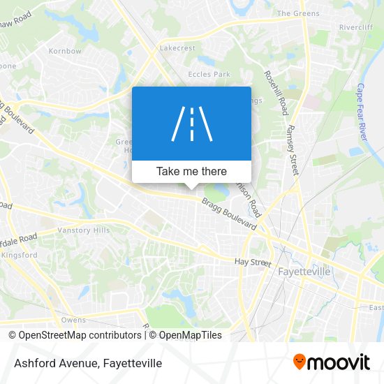 Mapa de Ashford Avenue