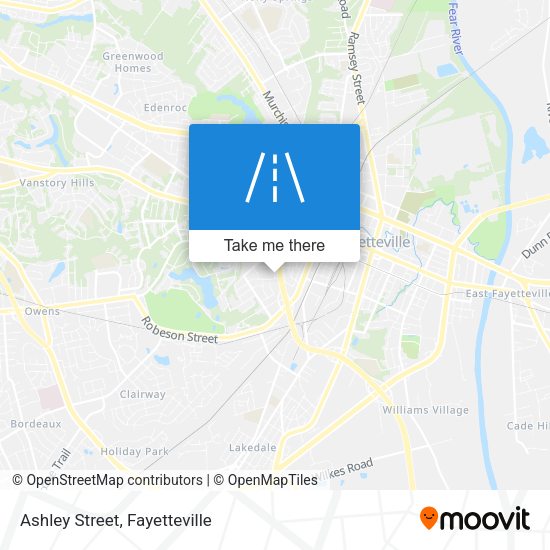 Ashley Street map