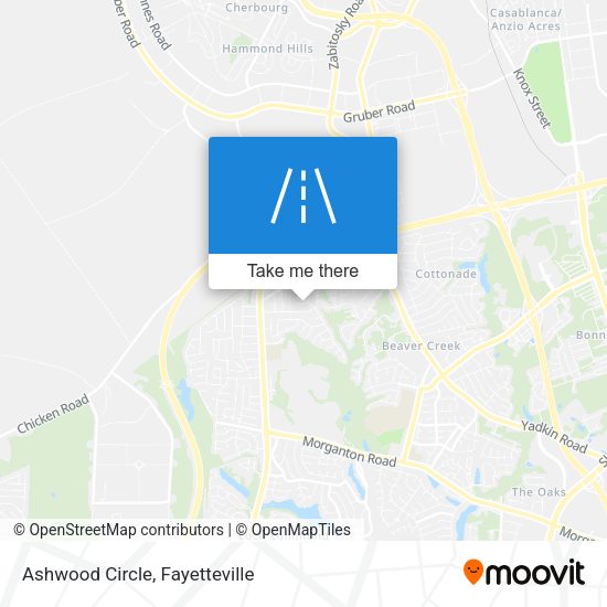 Mapa de Ashwood Circle