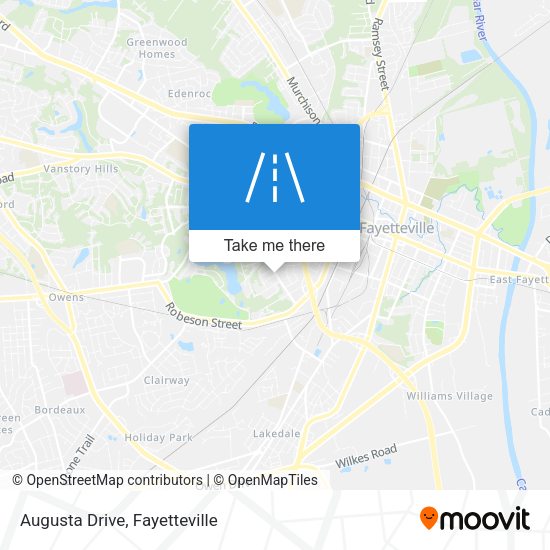 Augusta Drive map