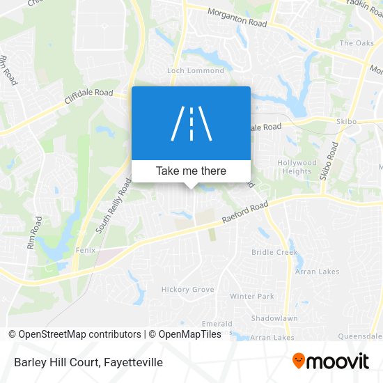Barley Hill Court map