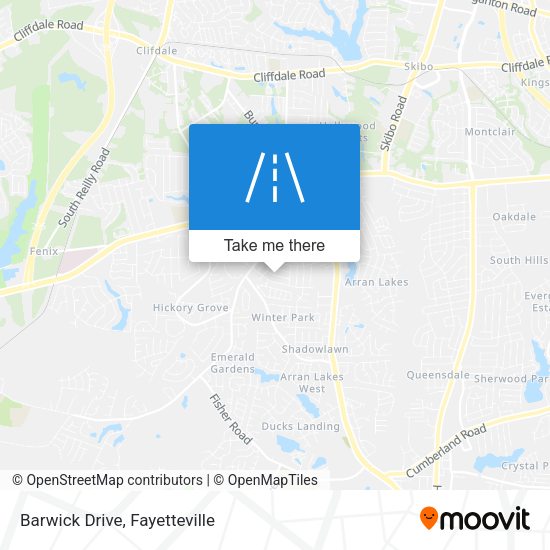 Mapa de Barwick Drive