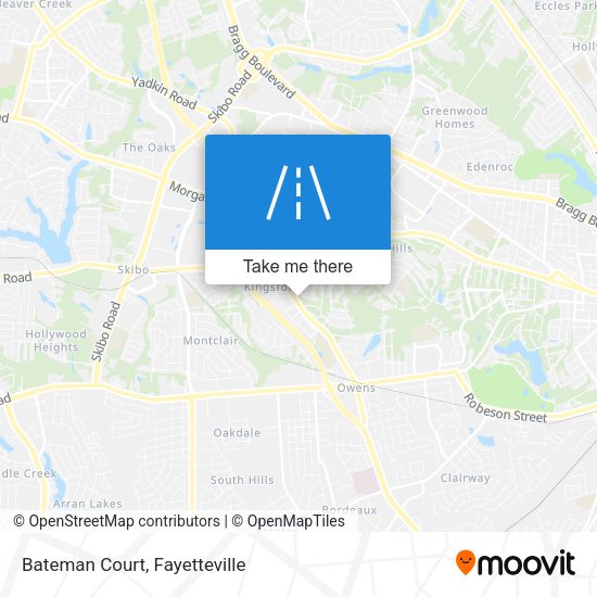 Mapa de Bateman Court