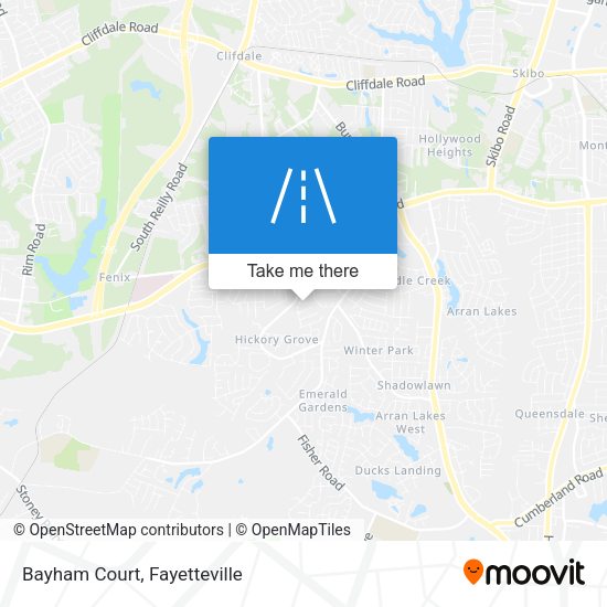 Mapa de Bayham Court