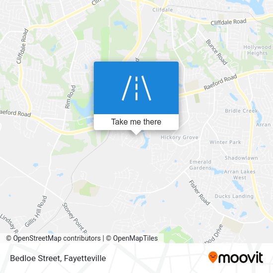 Mapa de Bedloe Street