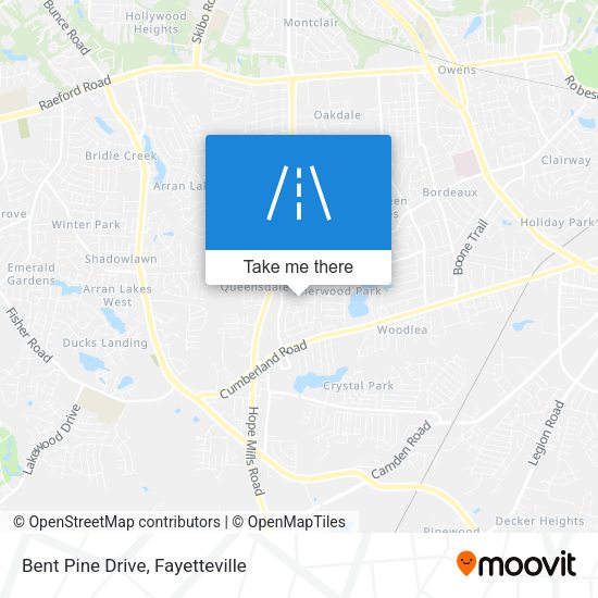 Mapa de Bent Pine Drive