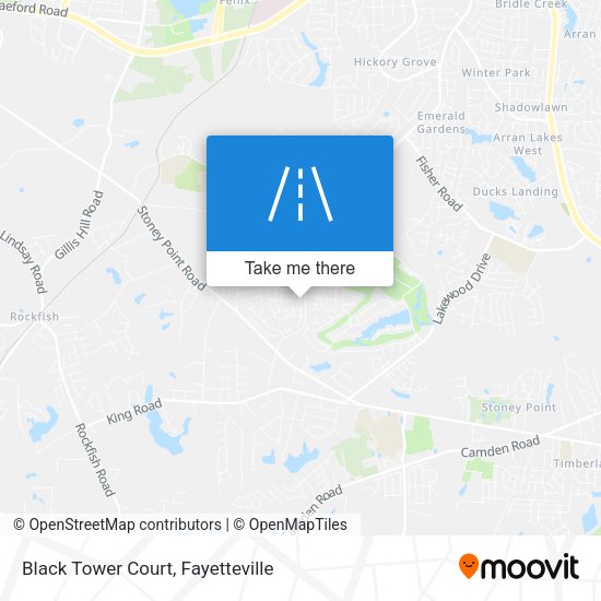 Black Tower Court map
