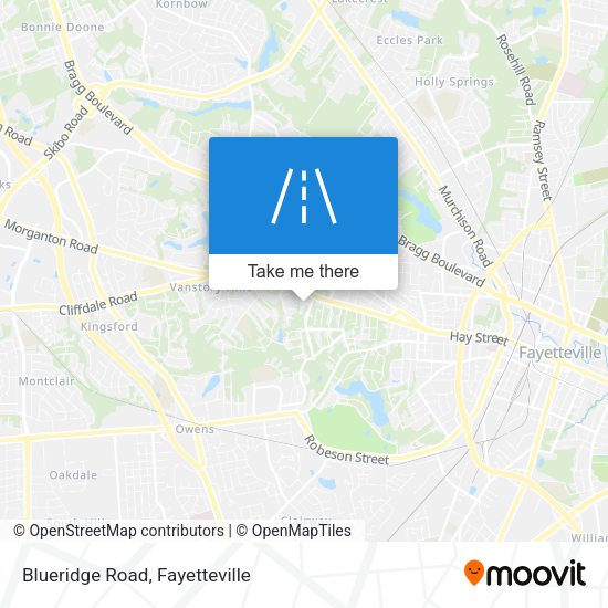Blueridge Road map