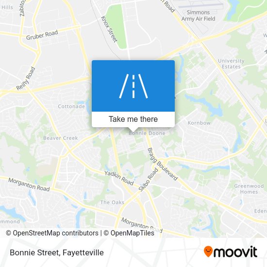 Bonnie Street map