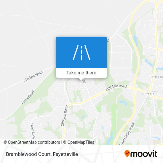 Bramblewood Court map