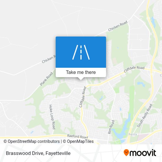 Brasswood Drive map