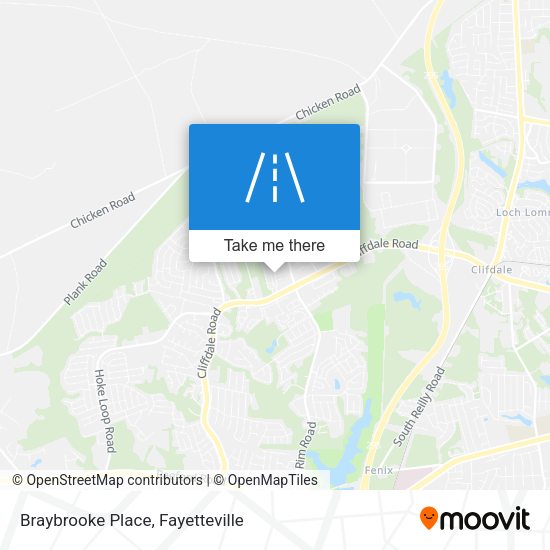 Mapa de Braybrooke Place