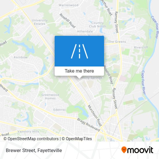 Brewer Street map
