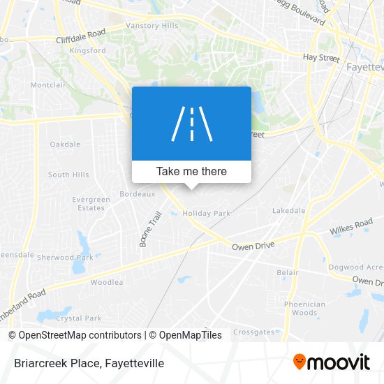 Briarcreek Place map
