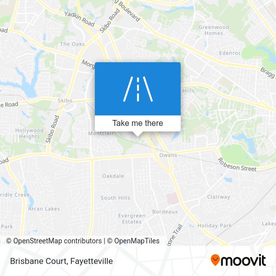 Brisbane Court map