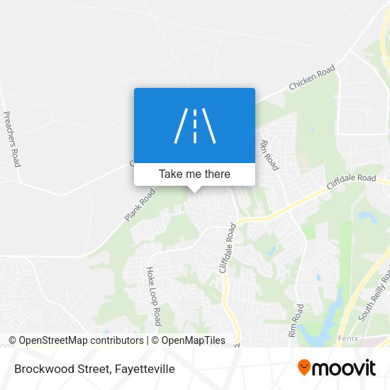 Mapa de Brockwood Street