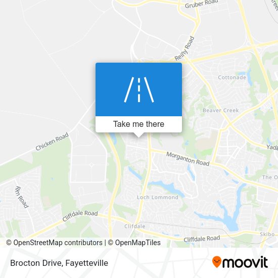 Brocton Drive map