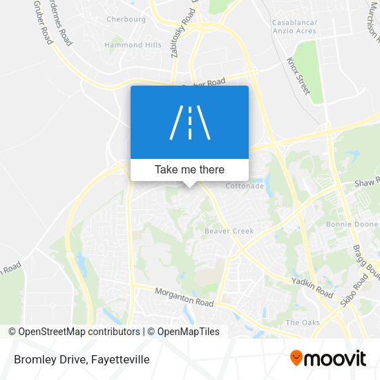 Bromley Drive map
