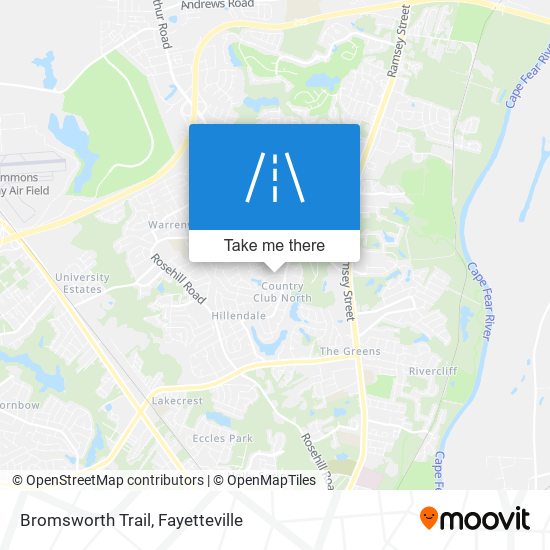 Bromsworth Trail map