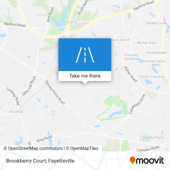 Mapa de Brookberry Court