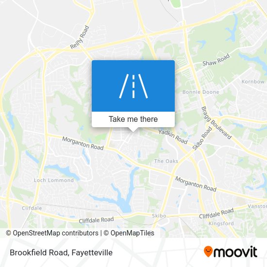 Brookfield Road map