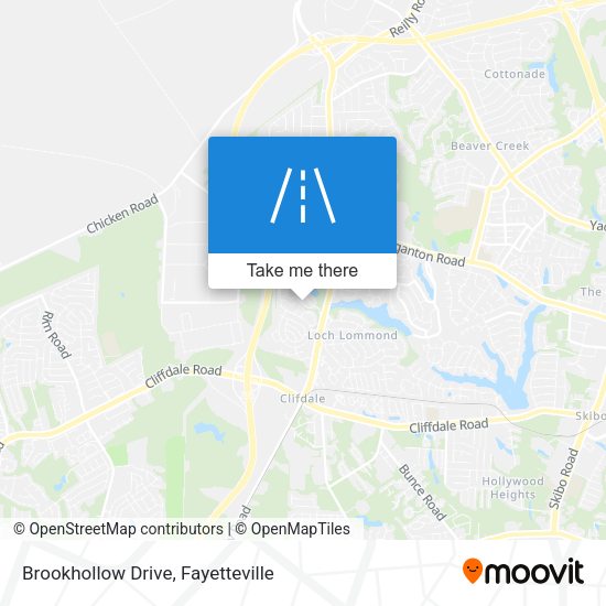 Mapa de Brookhollow Drive
