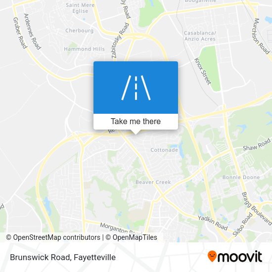 Mapa de Brunswick Road