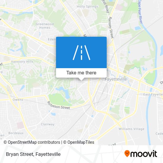 Bryan Street map