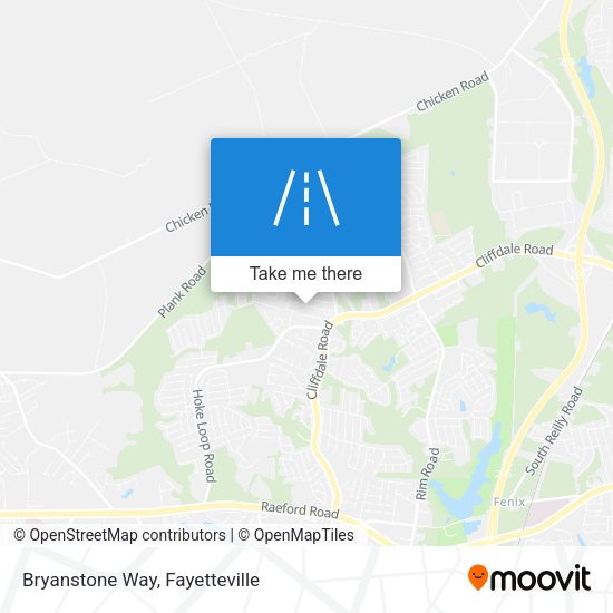 Mapa de Bryanstone Way