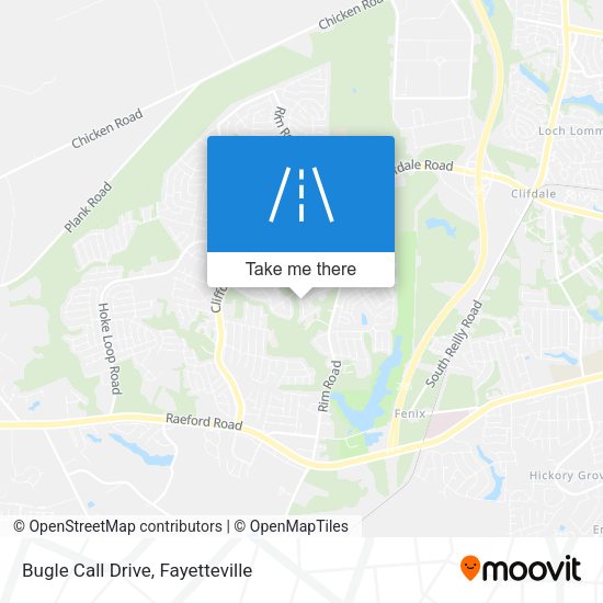 Mapa de Bugle Call Drive