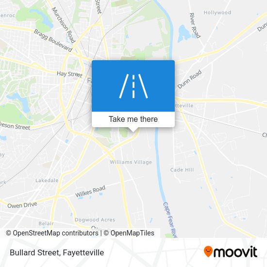 Bullard Street map