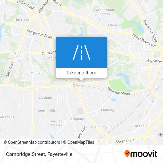 Cambridge Street map