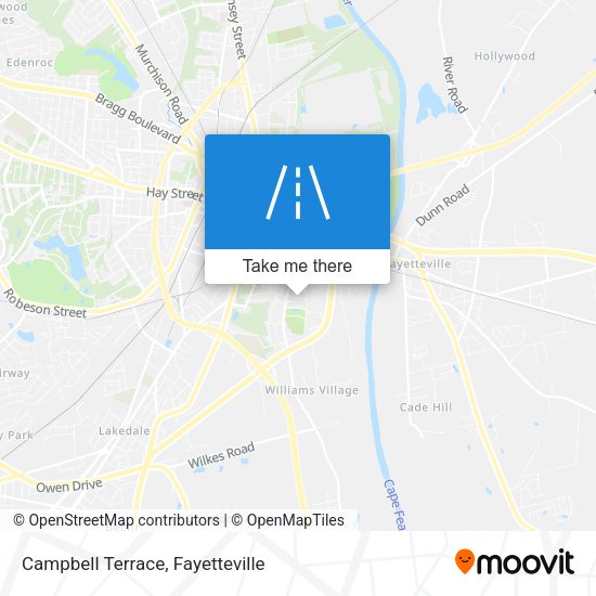 Campbell Terrace map