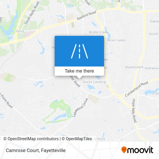 Camrose Court map