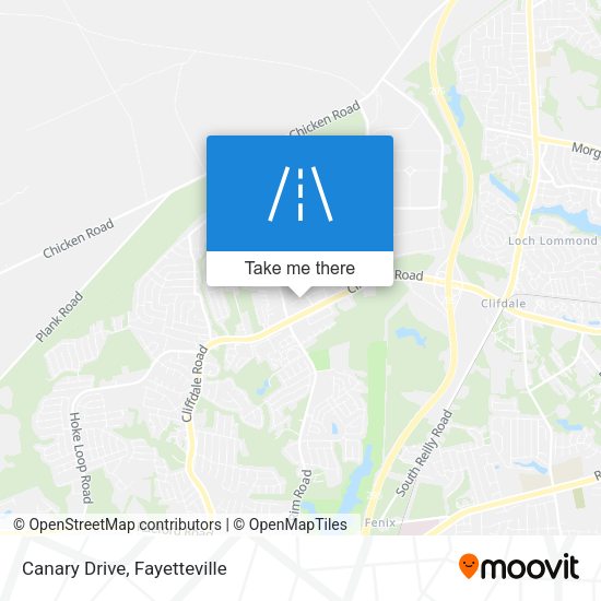 Mapa de Canary Drive
