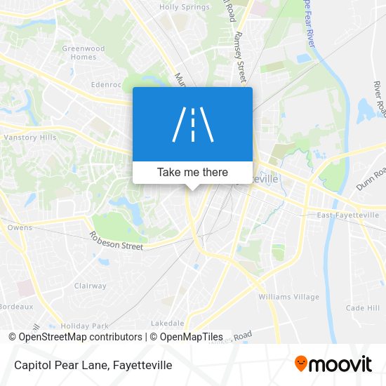 Capitol Pear Lane map