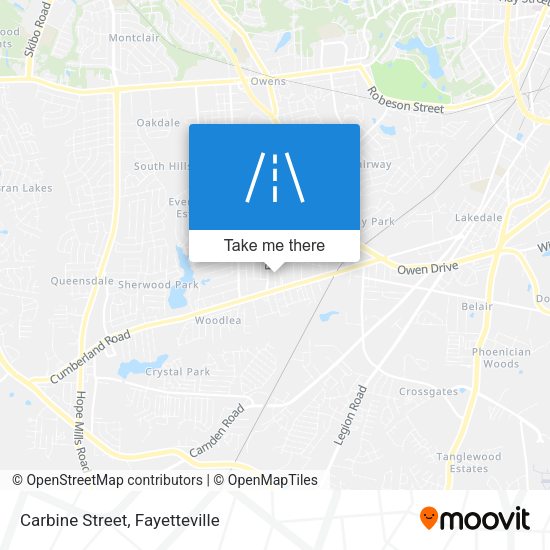 Carbine Street map