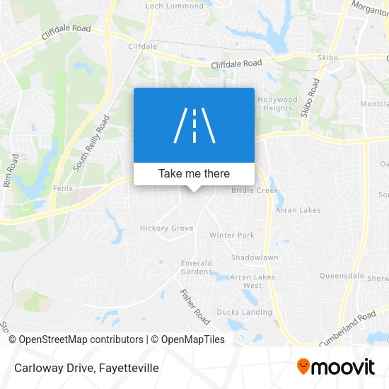 Mapa de Carloway Drive