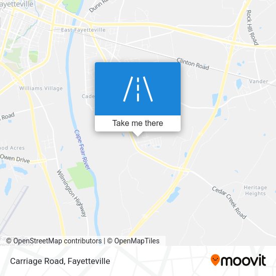 Mapa de Carriage Road