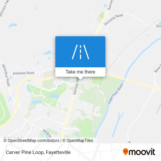 Mapa de Carver Pine Loop