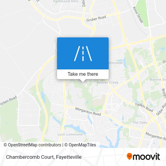 Chambercomb Court map