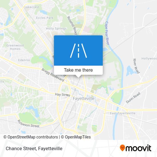 Mapa de Chance Street